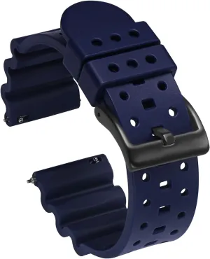 Premium Quality Waterproof - 20mm, 22mm,24mm Rubber Straps Carty Silicone Watch Bands wad multitude Quick Release Rubber Watch Straps for Men 