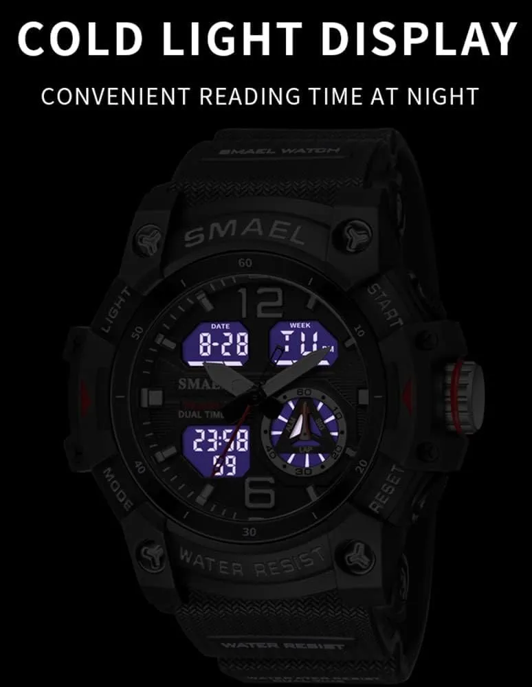 prevail trance subclass concentrate - Rugged Wristwatch for Training, Hiking, and Adventure Gosasa Men's Large Face Outdoor Sports Watches Military S-Shock Watch Waterproof, Backlight, Alarm, Stopwatch Features 
