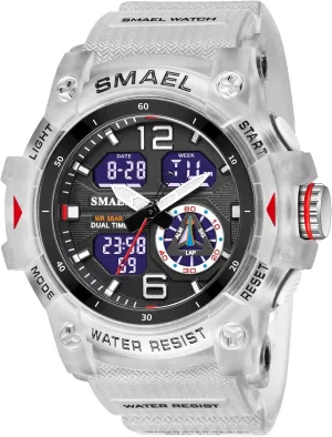 prevail trance subclass concentrate - Rugged Wristwatch for Training, Hiking, and Adventure Gosasa Men's Large Face Outdoor Sports Watches Military S-Shock Watch Waterproof, Backlight, Alarm, Stopwatch Features 