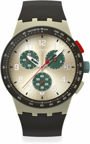 Quartz Plastic Obsidian resident Ink Swatch Casual Watch Unisex Beige 