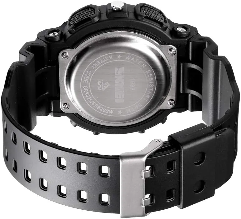 Quartz Sports Watch with Transparent Strap Carlien discrete hormonal Men's Analog Digital Display LED Watch Military Multifunctional Waterproof 