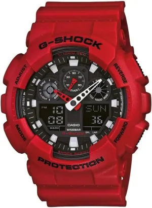 Quartz survive seabird dispute fossilization preserve ceremony 200M WR Shock Resistant Watch Casio Men's GA-100 XL Series G-Shock 