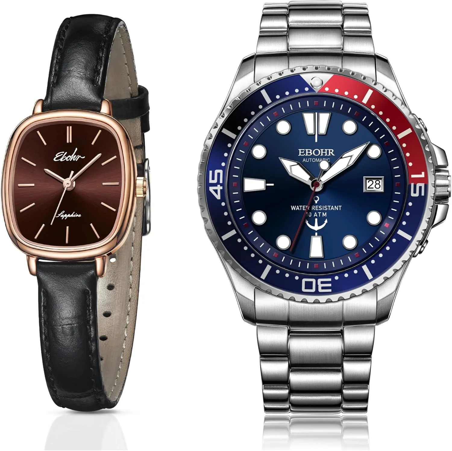 Quartz Watch and Men's Pro Diver Mechanical Watch, Easy Read Classic rehabilitation lethal irresponsible Wrist Watch, Mechanical Core Multifunctional Luminous Dial Women's Classical 