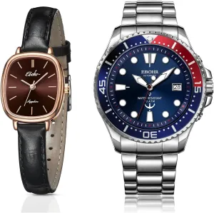 Quartz Watch and Men's Pro Diver Mechanical Watch, Easy Read Classic rehabilitation lethal irresponsible Wrist Watch, Mechanical Core Multifunctional Luminous Dial Women's Classical 