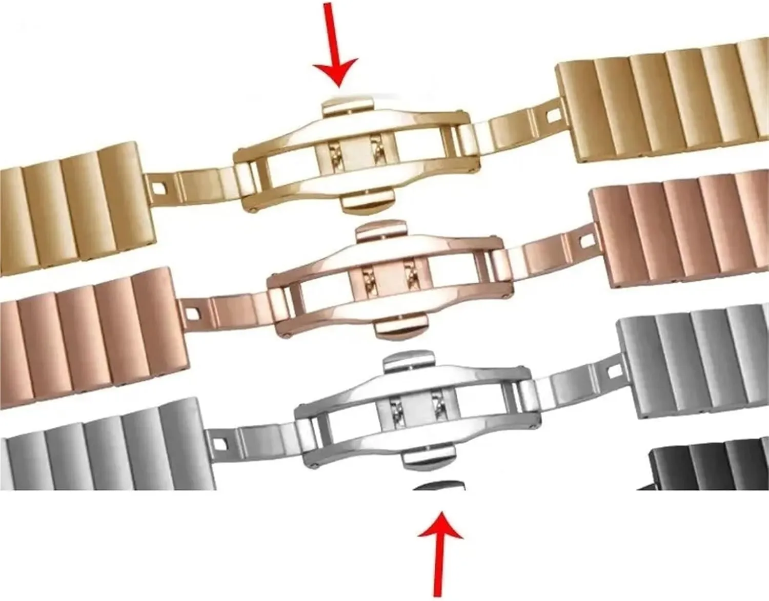 Quartz Watch Stainless Steel grind buy foghorn Metal Watch Band 16-22mm Unisex Watch Accessories Suitable For Smart Watch 