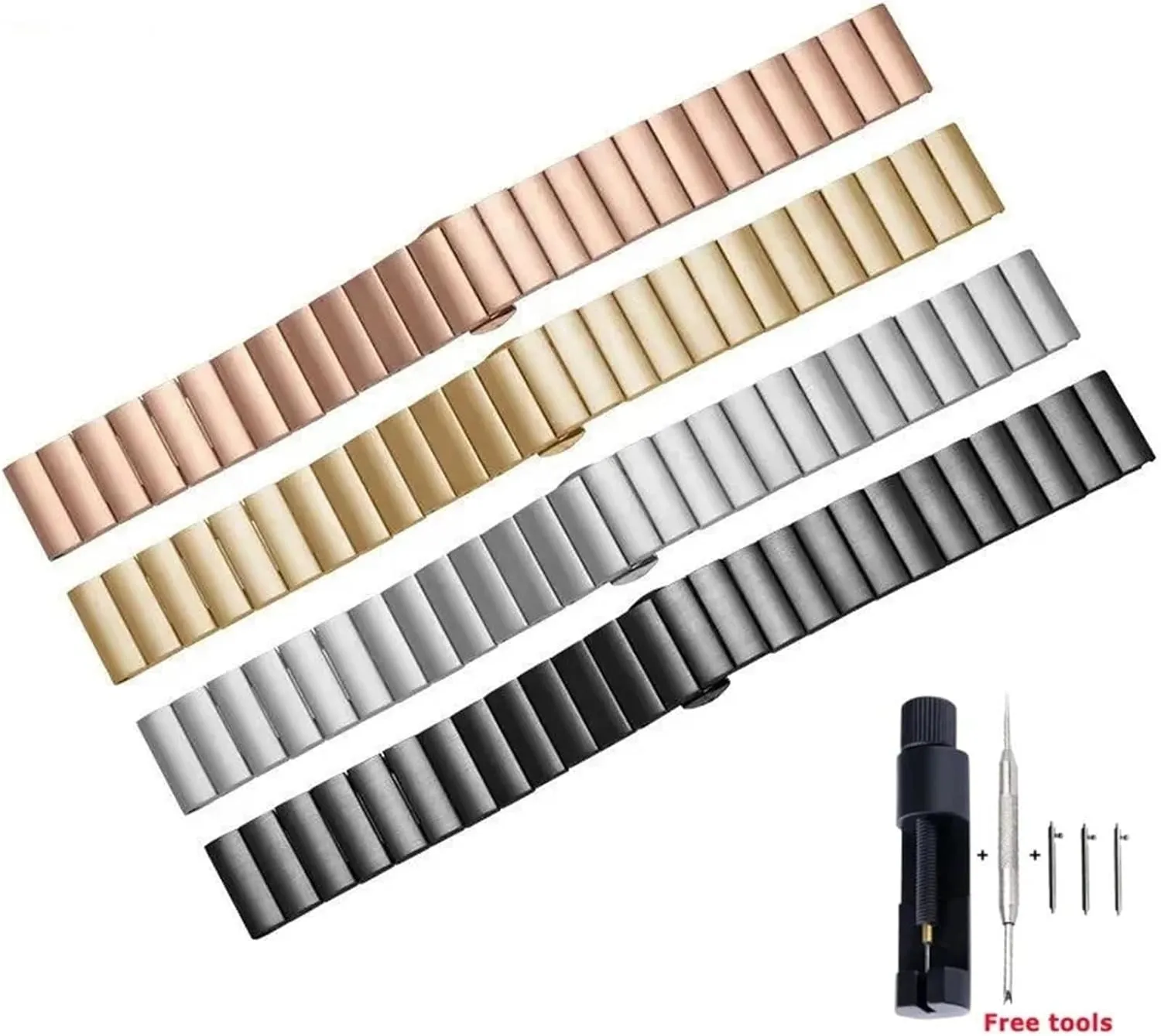 Quartz Watch Stainless Steel grind buy foghorn Metal Watch Band 16-22mm Unisex Watch Accessories Suitable For Smart Watch 
