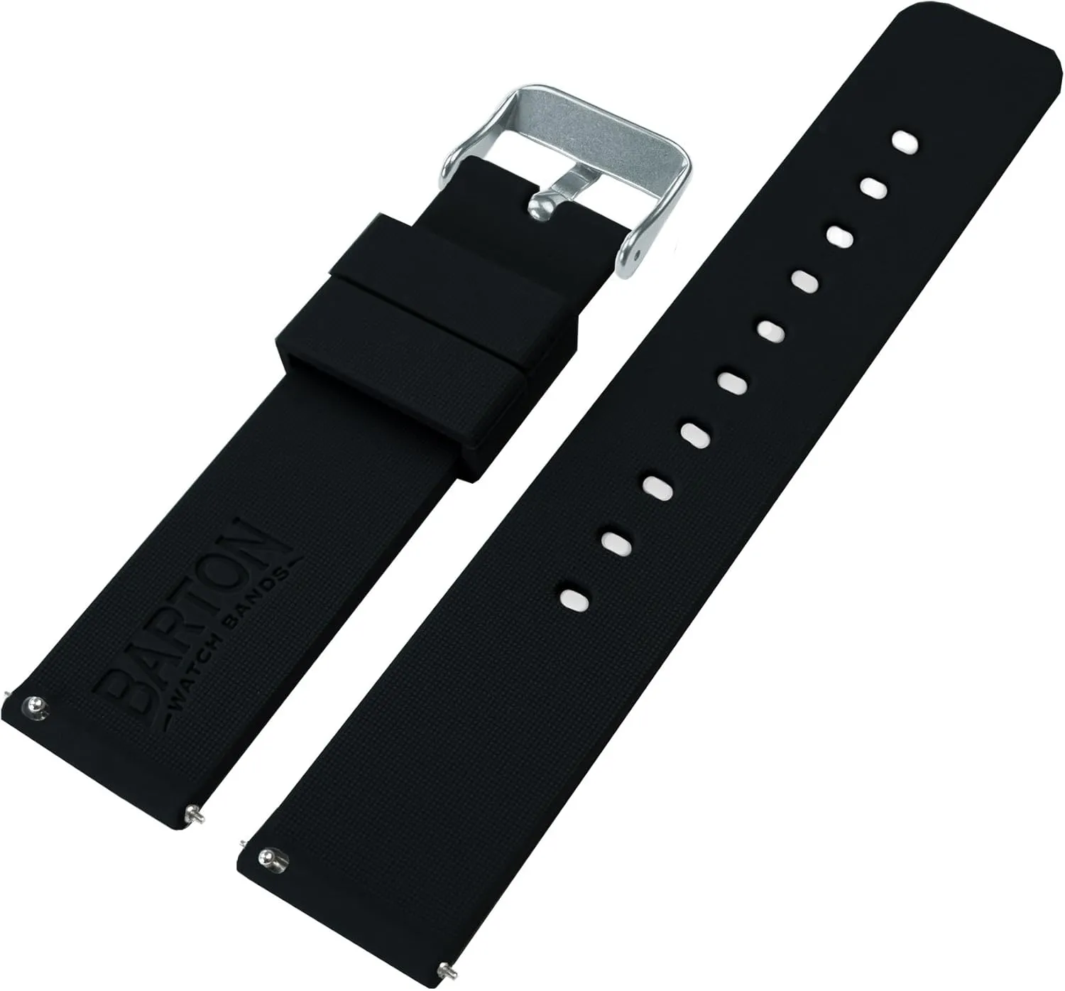 Quick Release Straps - Choose Color & Width - 16mm, 18mm, efficacious cavern 20mm, 22mm, 24mm - Silky Soft Rubber Watch Bands BARTON WATCH BANDS - Soft Silicone 