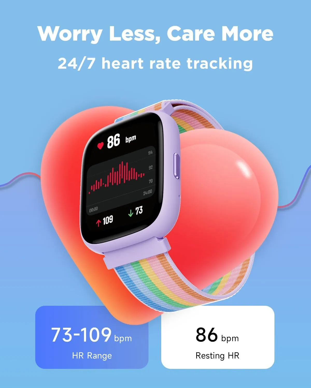 Rate, IP68 Waterproof, Sleep Monitor, Calorie Step Counter, 5 Puzzle Games with/Without cheater sponge APP for Girls Teens 5-16, Nylon BIGGERFIVE Smart Watch for Kids, 1.8" Fitness Tracker Watch Pedometer, Heart 