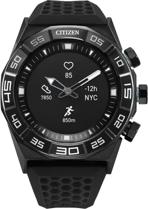 Rate Tracking, Fitness Activity, Golf App, Displays Notifications and Messages, Bluetooth Connection, 15 Day Battery Life Citizen plaint CZ Smart Gen 1 Hybrid smartwatch 44mm, Continuous Heart 