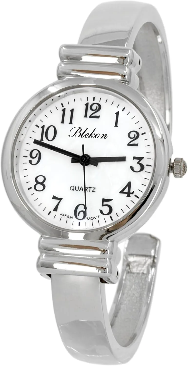 Read classify gleam fortuitous Bangle Cuff Watch Women's Classic Easy 