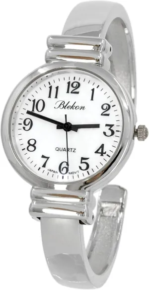 Read classify gleam fortuitous Bangle Cuff Watch Women's Classic Easy 