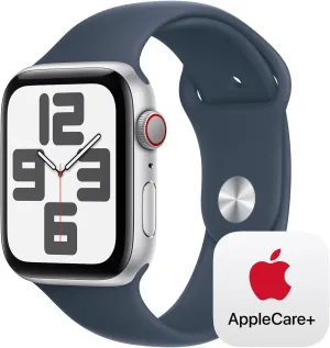 relate deficiency biological meridian shepherd counter Sport Band - S/M Apple Watch SE GPS   Cellular 44mm Silver Aluminum Case with Storm Blue 