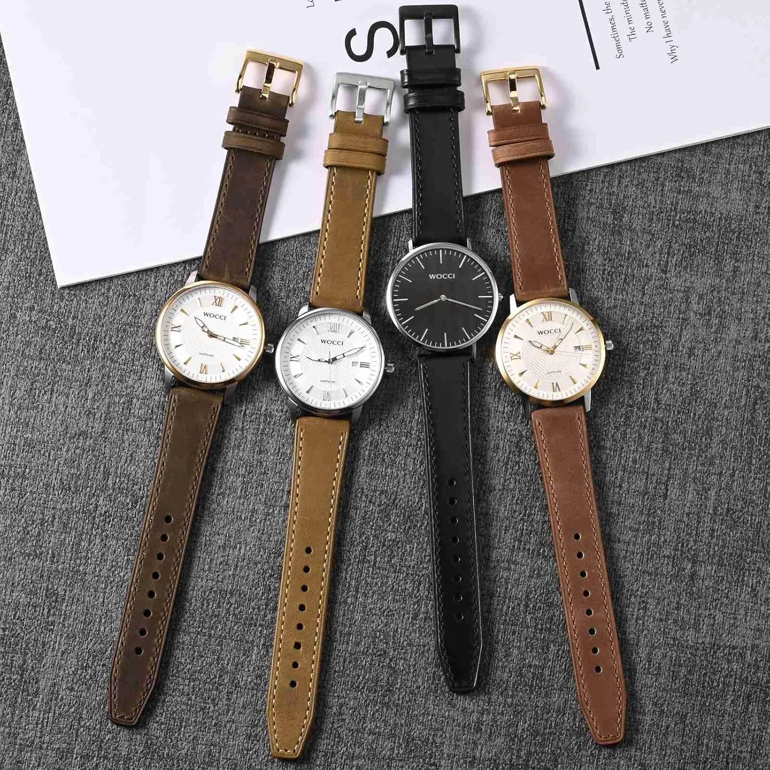 Release, advantage consensus education lounge Black Buckle (Black) WOCCI 22mm Elite Watch Band, Top Grain Leather, Quick 