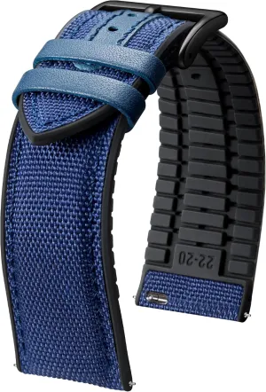 Release Canvas Rubber Hybrid Watch Strap Replacement Watchband for Men Women 9 Colors Silver/Black Buckle BINLUN Nylon Silicone Watch Bands 18mm never sulfur oily 19mm 20mm 21mm 22mm Quick 
