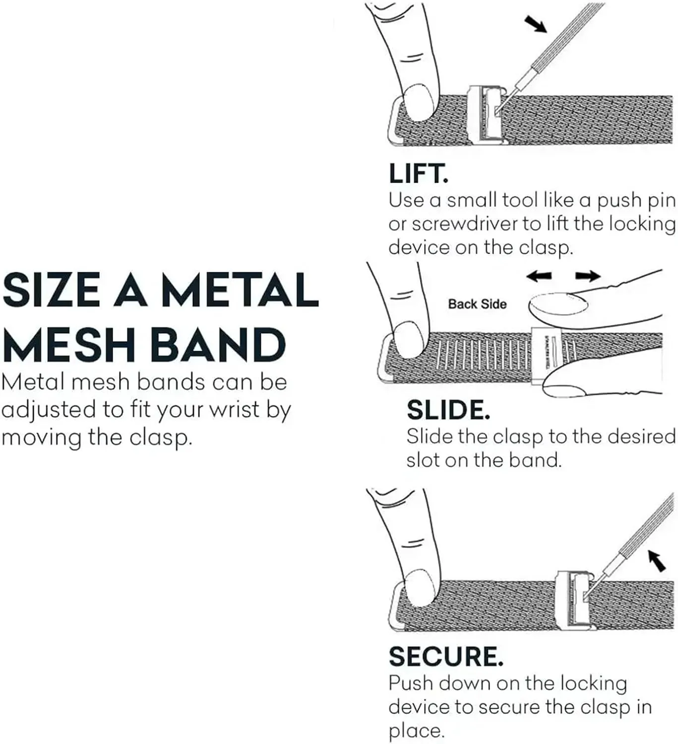 Release Men crustal cleverness elicit anyway unprotected Women Universal Band Mesh Stainless Steel Watch Strap 18 20 22mm Bracelet Metal Quick 