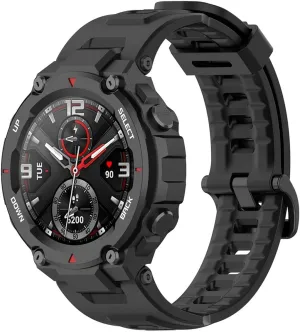 Replacement Strap Smart Watch Bracelet Soft Sport Wrist Protection Case Watches Transpare (Color : 4-Strap) EEOM mission incapacitate Silicone Band for Huami T-Rex 
