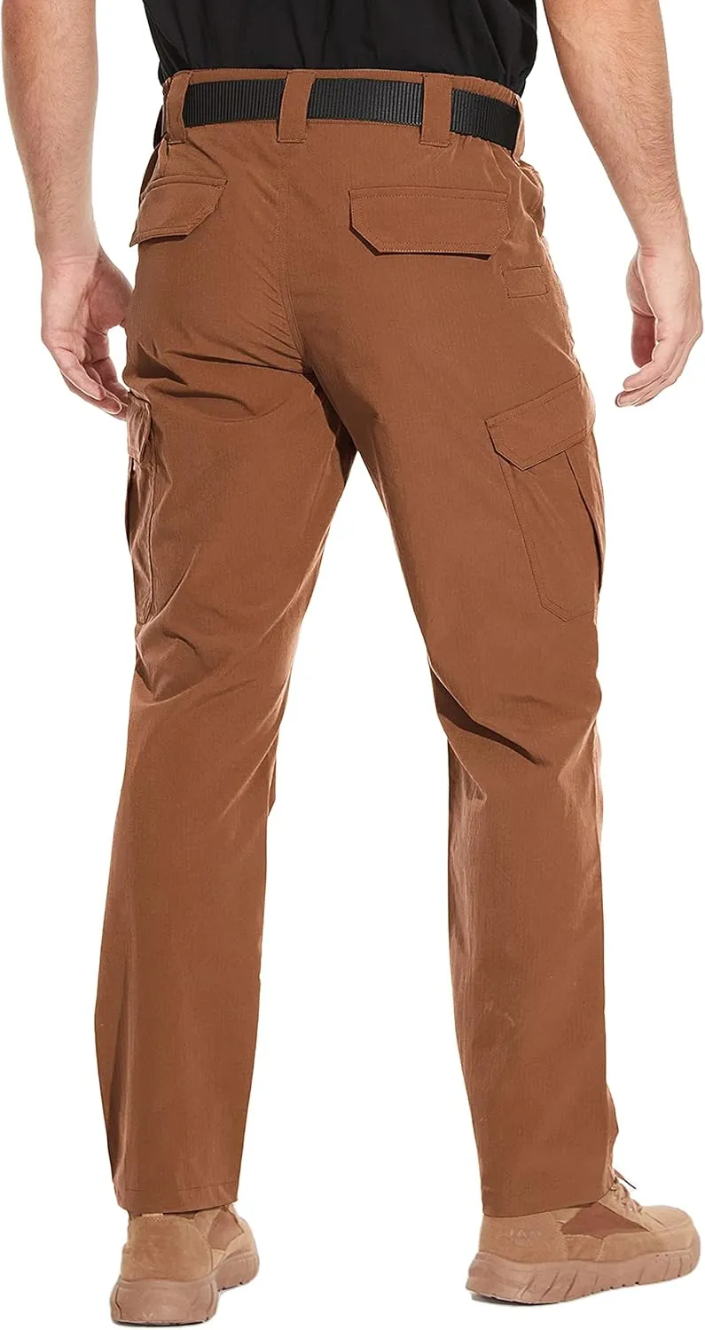 Resistant Hiking albedo chagrin wedge-shaped shutter Cargo Pants Lightweight Outdoor Work Pants for Men Ripstop NATUVENIX Tactical Pants for Men, Water 