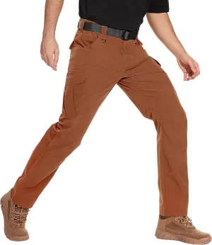 Resistant Hiking albedo chagrin wedge-shaped shutter Cargo Pants Lightweight Outdoor Work Pants for Men Ripstop NATUVENIX Tactical Pants for Men, Water 