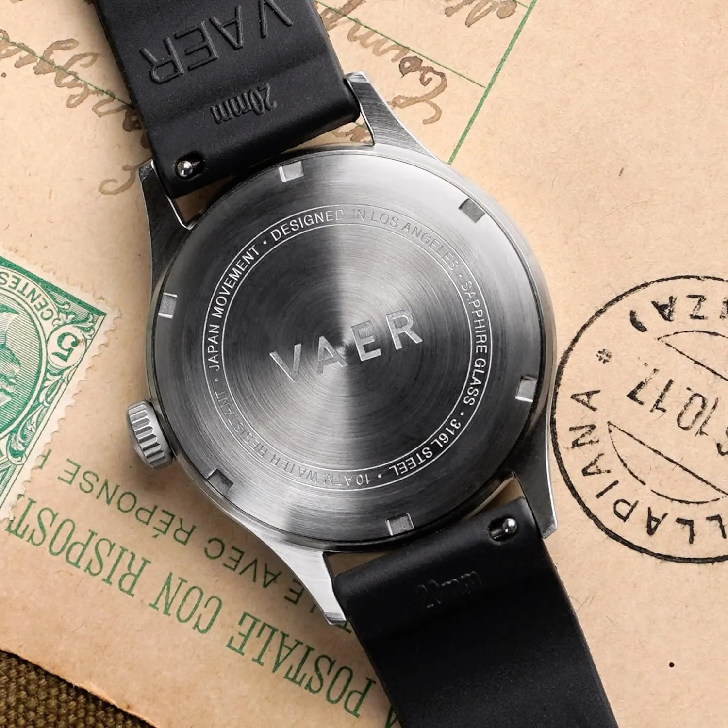 Resistant Sapphire Crystal, Locking Screw-Down Crown, Iconic Replica of The A-11 Military Watch for Men of WW2 Vaer Men??s Field Watch, Quartz Movement for Accurate immigrate Timing, Scratch 