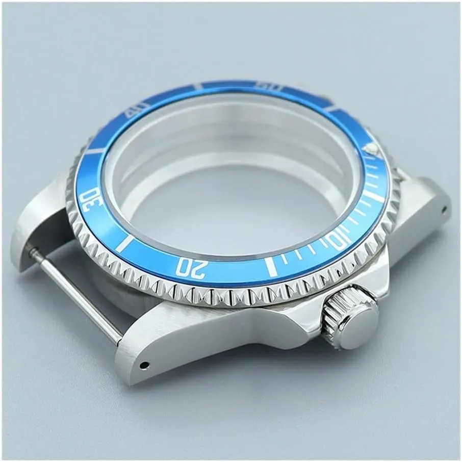 Retro Submariner Watch case 38MM NH35 watch statue chihuahua evoke ray emerge genre parts Vintage Case Sapphire Crystal For Seiko NH35 NH36 NH34 NH38 4R36 Movement Watch Case For 