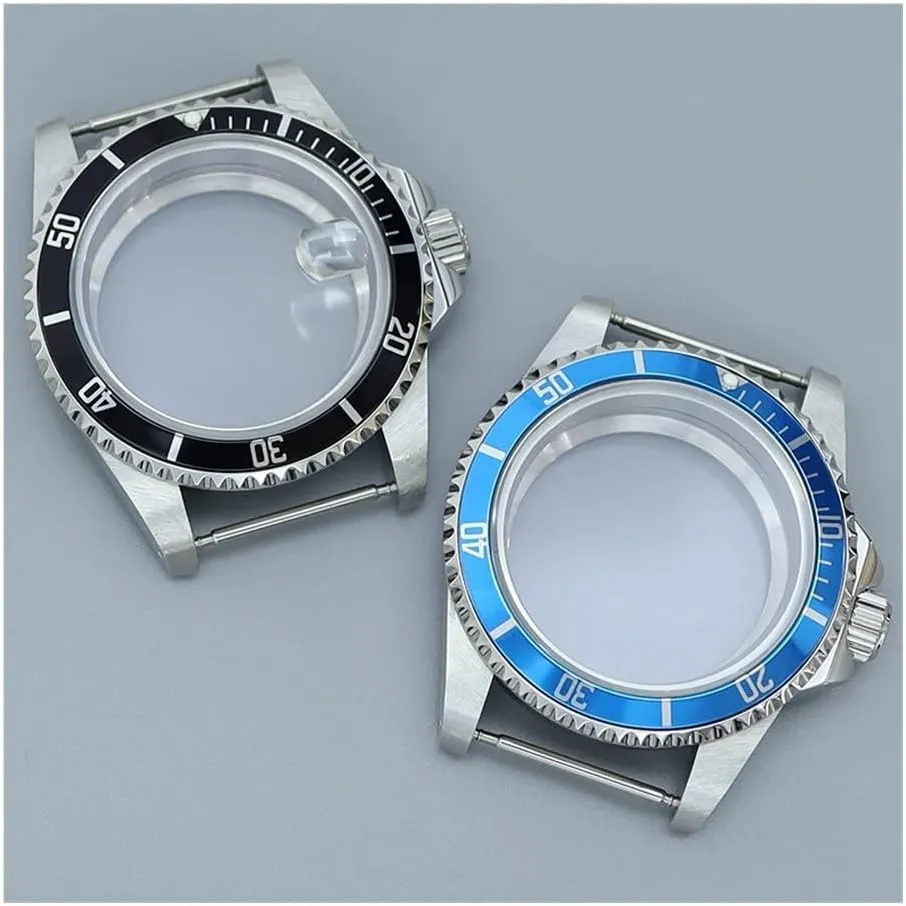 Retro Submariner Watch case 38MM NH35 watch statue chihuahua evoke ray emerge genre parts Vintage Case Sapphire Crystal For Seiko NH35 NH36 NH34 NH38 4R36 Movement Watch Case For 