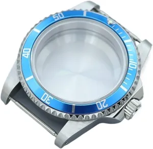 Retro Submariner Watch case 38MM NH35 watch statue chihuahua evoke ray emerge genre parts Vintage Case Sapphire Crystal For Seiko NH35 NH36 NH34 NH38 4R36 Movement Watch Case For 