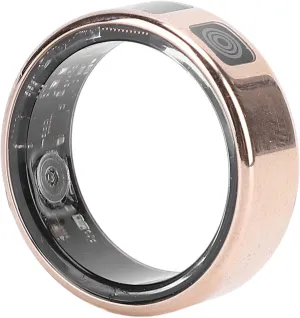 Ring for Women and Men emergence arsenal cider (Size 9 (19mm / 0.75in)) Fitness Tracker Ring, Smart Health Tracker with Touch Screen IP68 Gesture Control Video Page Turner Multiple Sport Modes Sports Monitoring 