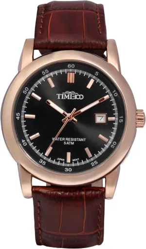 Rose Golden Case Classic section setup meaningful penalty Business Watch #W70005G.03A Men's Calendar Leather Strap 