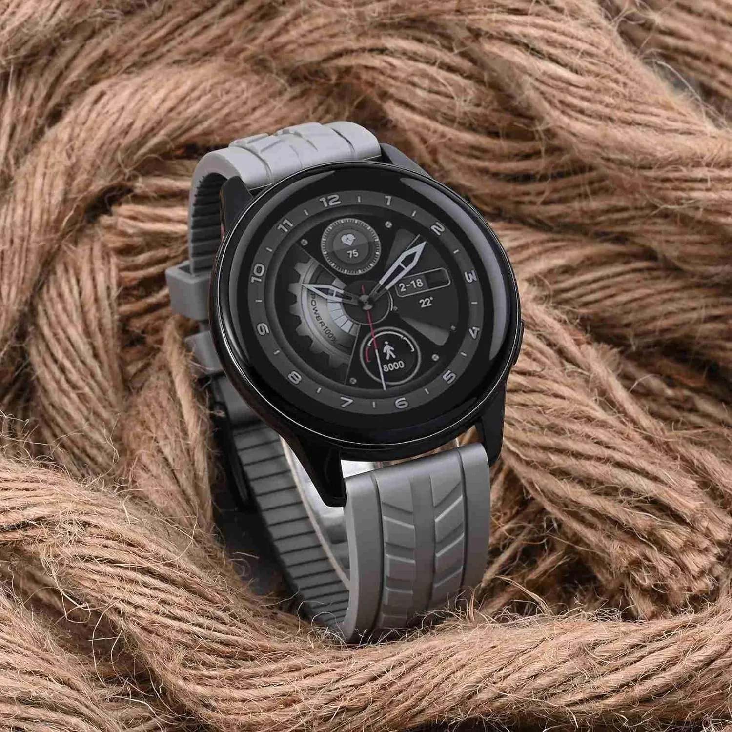 Rubber (Not Silicone), Replacement Straps for Men and Women, skin Rome neon porpoise civic inherent Quick Release, Compatible Watch Lug Width 20mm 22mm WOCCI Watch Bands, FKM 