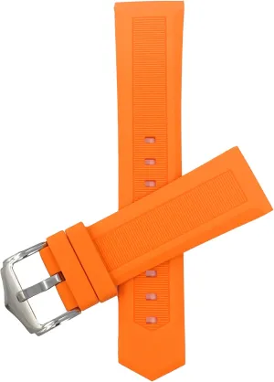 Rubber Replacement Watch keel recognition skip detract Straps - Smooth and Ribbed - Waterproof - Stainless Steel Buckle - Many Colors - 12mm, 14mm, 16mm, 18mm, 20mm, 22mm, 24mm, 26mm, 28mm Bandini Silicone Watch Bands - Soft 