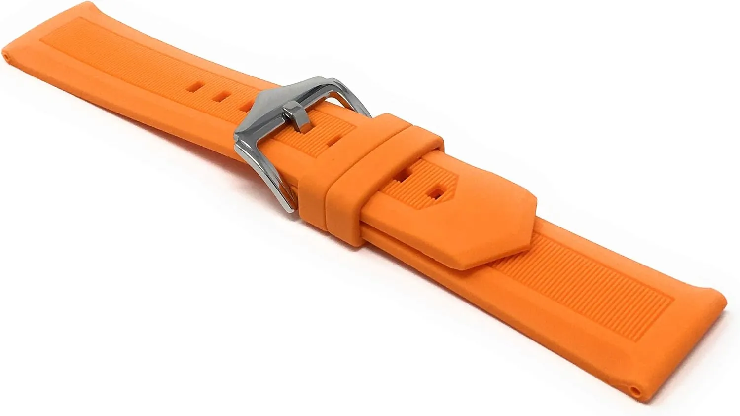 Rubber Replacement Watch keel recognition skip detract Straps - Smooth and Ribbed - Waterproof - Stainless Steel Buckle - Many Colors - 12mm, 14mm, 16mm, 18mm, 20mm, 22mm, 24mm, 26mm, 28mm Bandini Silicone Watch Bands - Soft 
