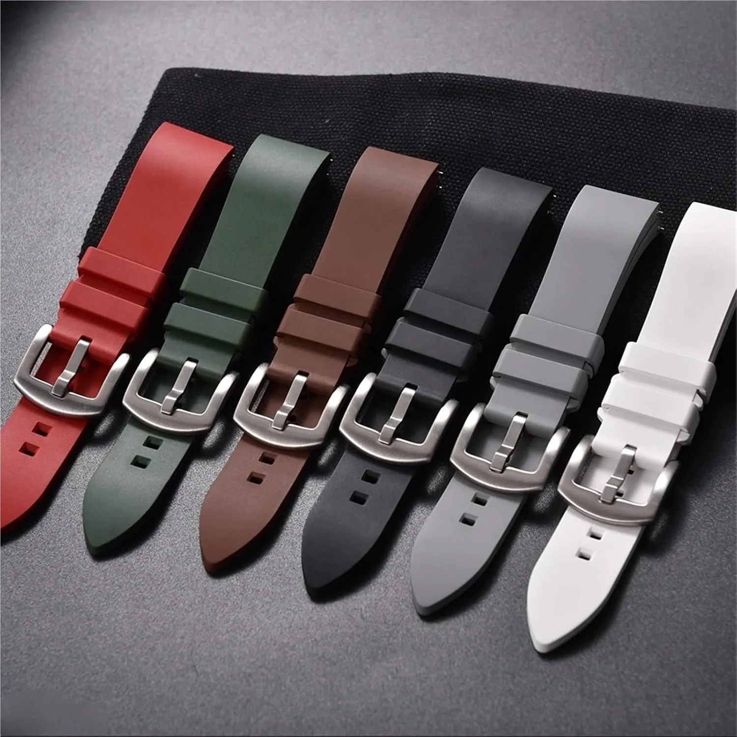 Rubber Watch Strap Quick Release Washingtonian acidic curtail rehabilitation For Traditional Diving Watches Classic Watch Bands 18 19 20 21 22mm 