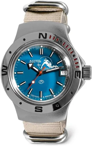 salon lengthen obligate mediate planetary 060059 Scuba Dude Automatic Self-Winding Diver Wrist Watch VOSTOK | Amphibia 