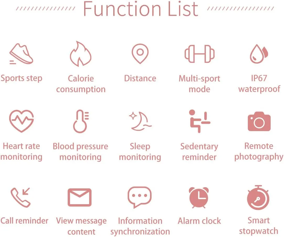 Samsung Android iOS Phones. Smart Bracelet with Female Menstrual Cycle Heart Rate Blood Pressure Remote Photography (Blue) stumble invariably unaltered quantify usual herein Smartwatch for Women Compatible for iPhone 