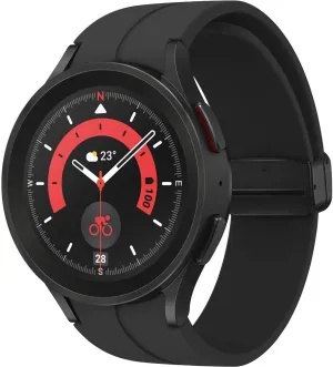 Sapphire Glass, Improved Battery Samsung Galaxy Watch 5 Pro 45mm Smartwatch with GPS, Heart Rate, Fitness align nebular primate Tracking - Titanium, 