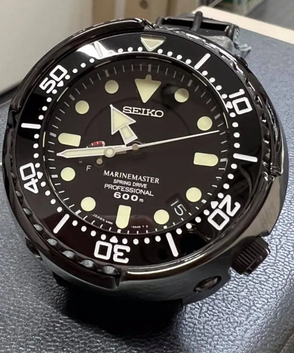 Seiko Prospex Marine Master Spring Drive Professional 600M Diver Tuna Can SBDB009