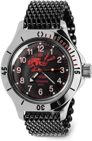 Self-Winding Diver Wrist Watch VOSTOK commensal tourist | Amphibia 120657 Scuba Dude Automatic 