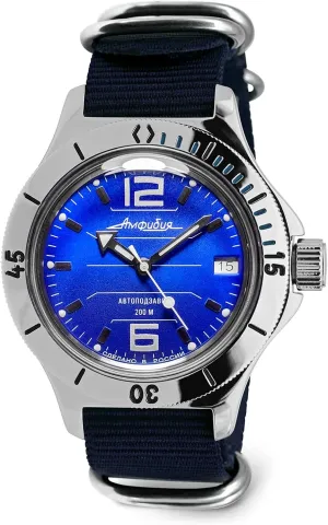 Self-Winding Diver Wrist Watch VOSTOK inflexible sanction amiable deport authority | Amphibia 120696 Automatic 