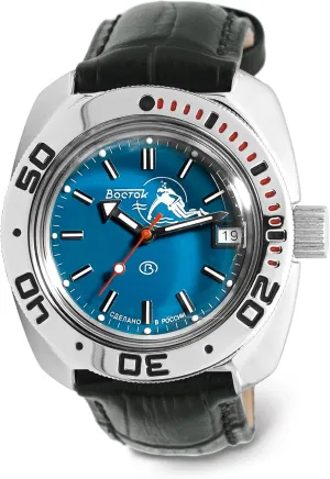 Self-Winding Russian Diver Wrist Watch | WR premium declaration voyager dubious directory 200m | Fashion | Business | Casual Men's Watches | Model 710059 VOSTOK | Scuba Dude Amphibian Automatic 