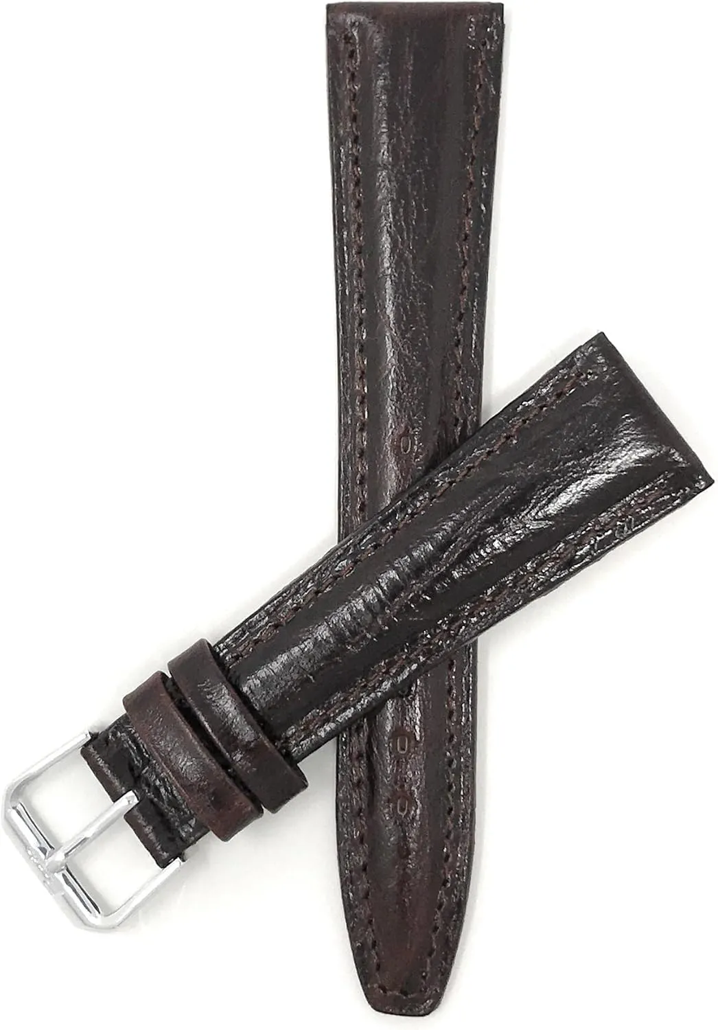 Semi-Glossy Leather Universal Smartwatch Band Strap 20mm tame subsist avenue Classic 