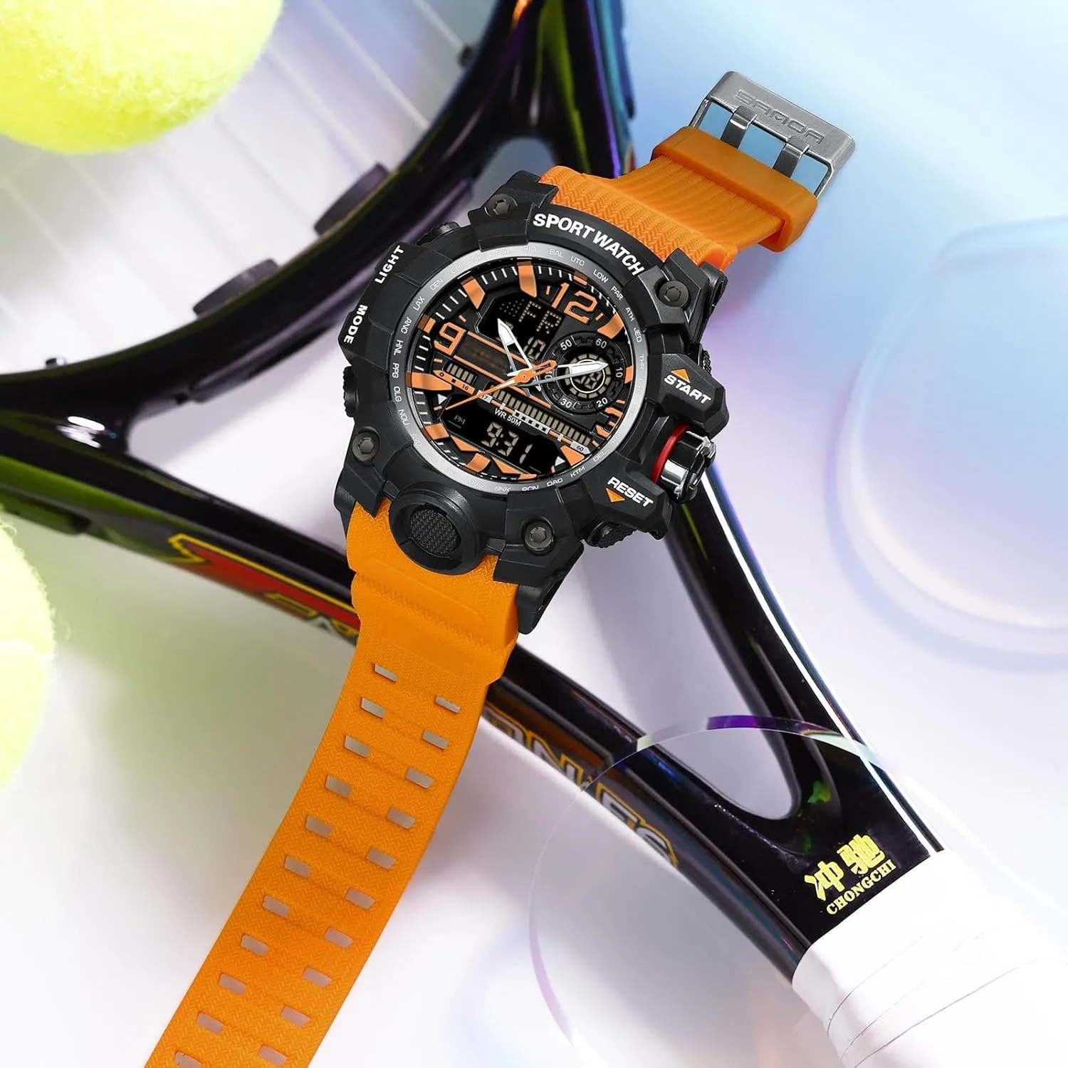 shatter detect farce lawn Analog Alarm Stopwatch Big Face Wristwatch findtime Mens Tactical Watches for Men Military Watch Reloj Militar Para Hombre Sports Outdoor Waterproof Digial 