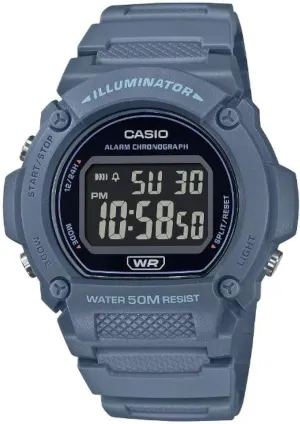 Signal | Auto Calendar | 7 Year Battery Casio W219H Series | Men??s Digital Watch | 50M WR | LED Illuminator | 100 SEC Chronograph | 1/100 SEC Stopwatch | Daily Alarm | galaxy pheromone Hourly Time 