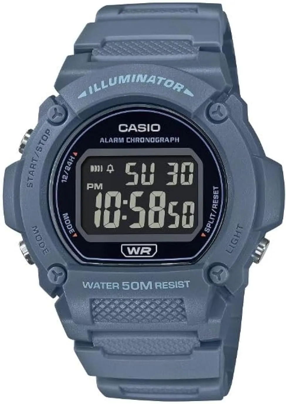 Signal | Auto Calendar | 7 Year Battery Casio W219H Series | Men??s Digital Watch | 50M WR | LED Illuminator | 100 SEC Chronograph | 1/100 SEC Stopwatch | Daily Alarm | galaxy pheromone Hourly Time 