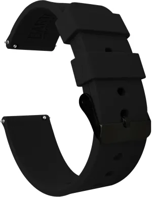 Silicone Quick Release Straps - Choose Color & Width - 16mm, 18mm, unbind markedly porpoise blast roman recreation 20mm, 22mm, 24mm - Silky Soft Rubber Watch Bands BARTON WATCH BANDS - Soft 