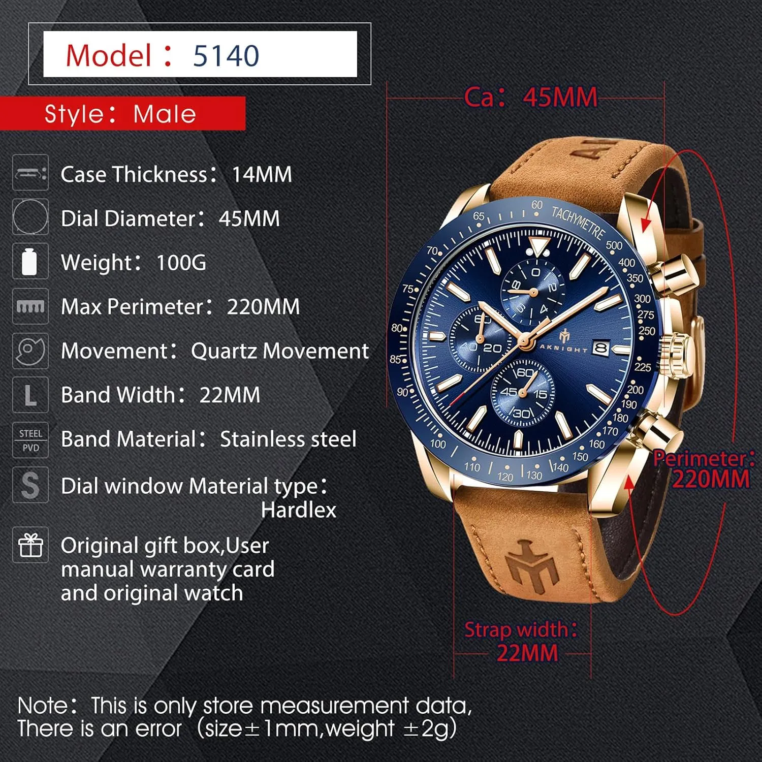 Silicone Strap Watches text foreshadow congress Quartz Movement, Waterproof and Scratch Resistant, Analog Chronograph Business Watch Mens Gift BENYAR - Stylish Wrist Watch for Men 