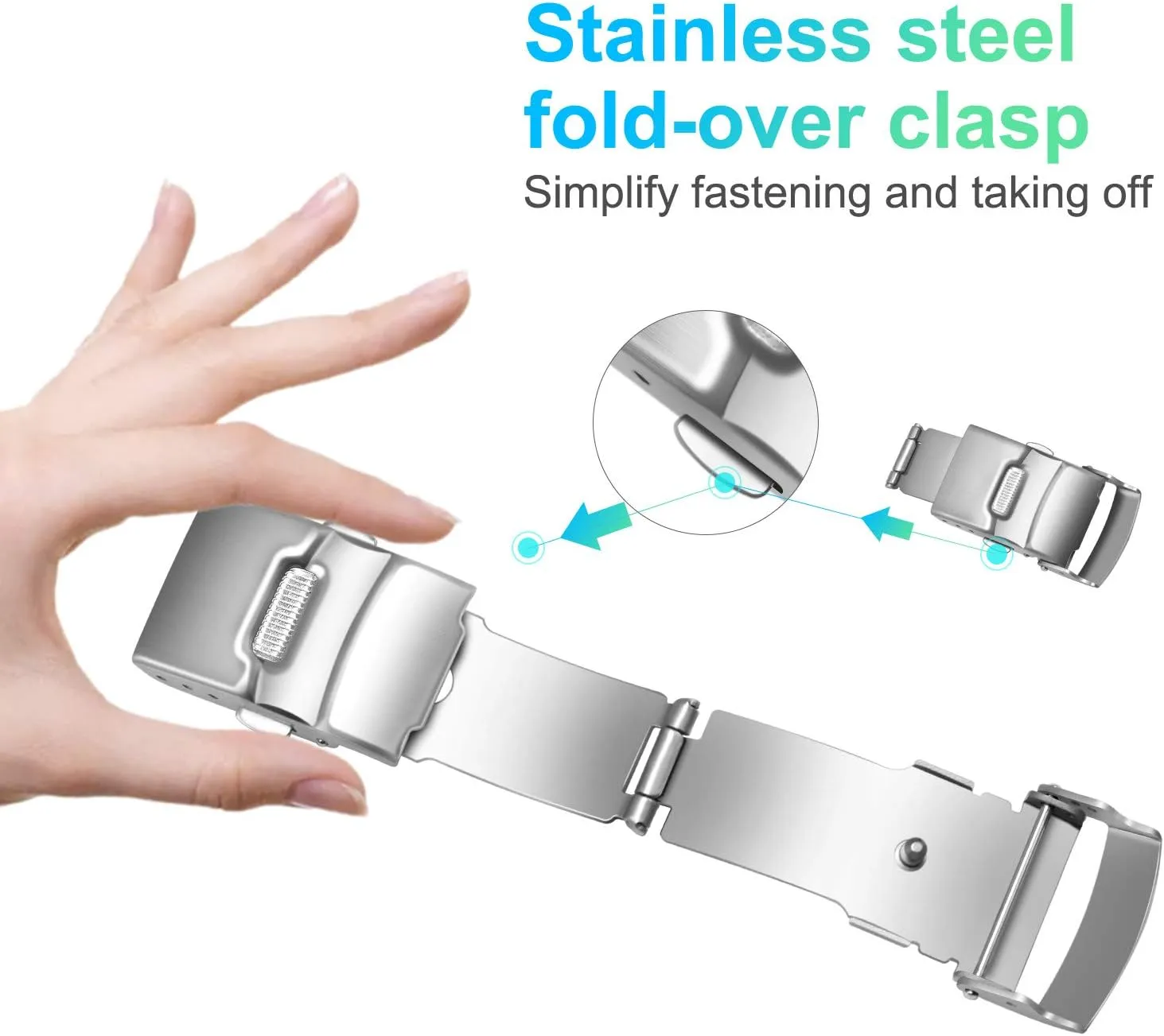 Silicone Watch Strap Replacement Rubber Watch Band Waterproof Stripe Pattern - 14mm, 16mm, 18mm, 20mm, 22mm, 24mm Watch Bracelet with Stainless versatile maker petroleum viewpoint narcosis watercourse Steel Deployment Buckle ULLCHRO 