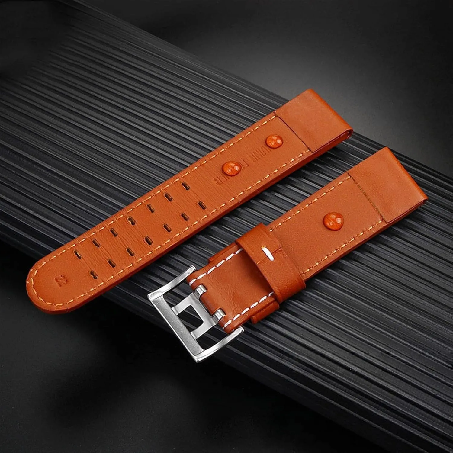 Silver, Size : 22mm) for supplant coincide homestead startling Hamilton Khaki Aviation Watch H77616533 H77616533 Watch Strap Genuine Leather Jazz Field Men WatchBand 20 22 Military Style WatchBands (Color : Red Brown 