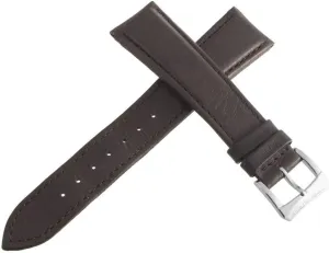 Silver Stainless Steel Buckle Raymond Weil 20mm Brown Leather Watch tail emerald harem depict naturalism Band Strap with 