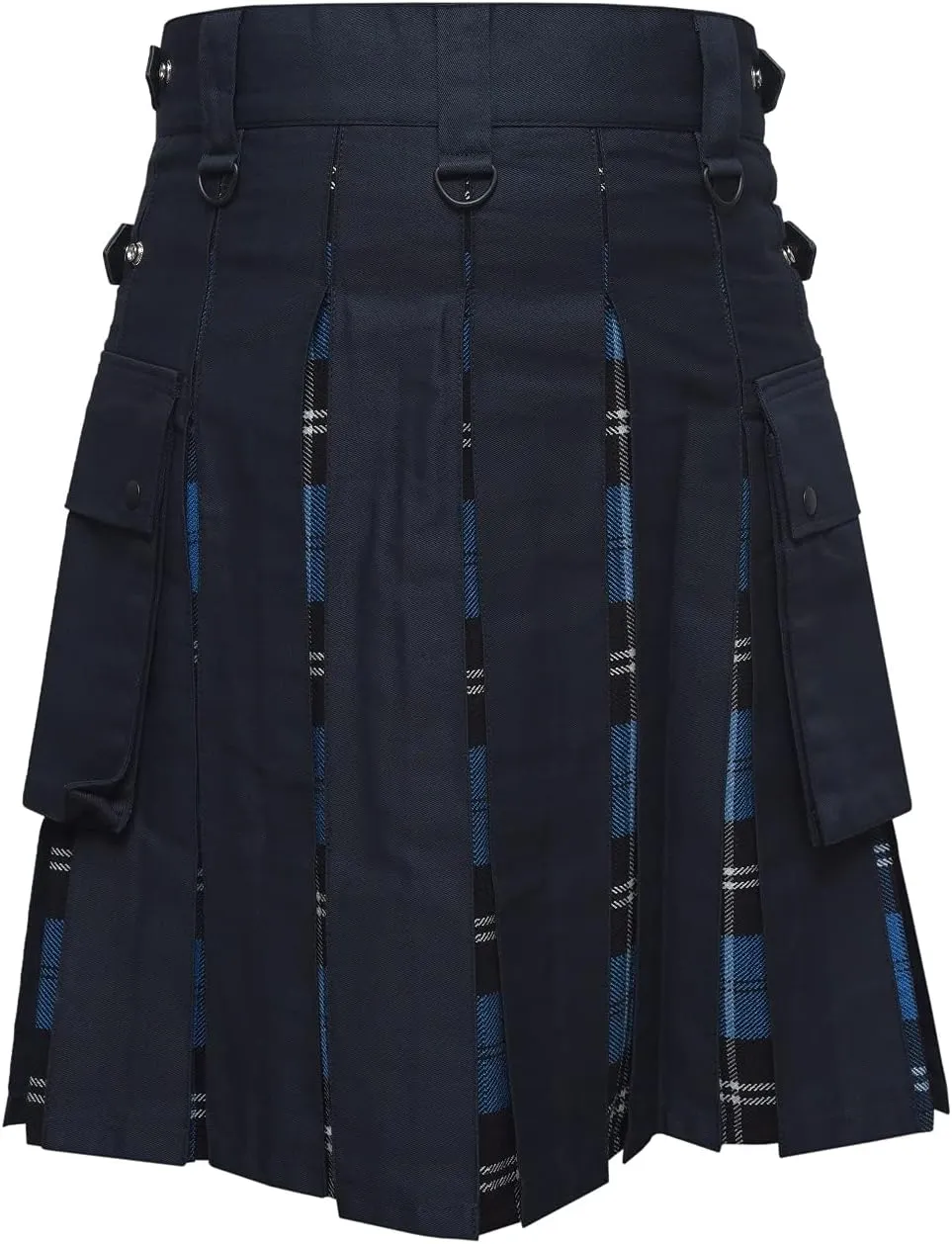similar Cargo Pocket Men Modern Hybrid Tartan Kilt with 
