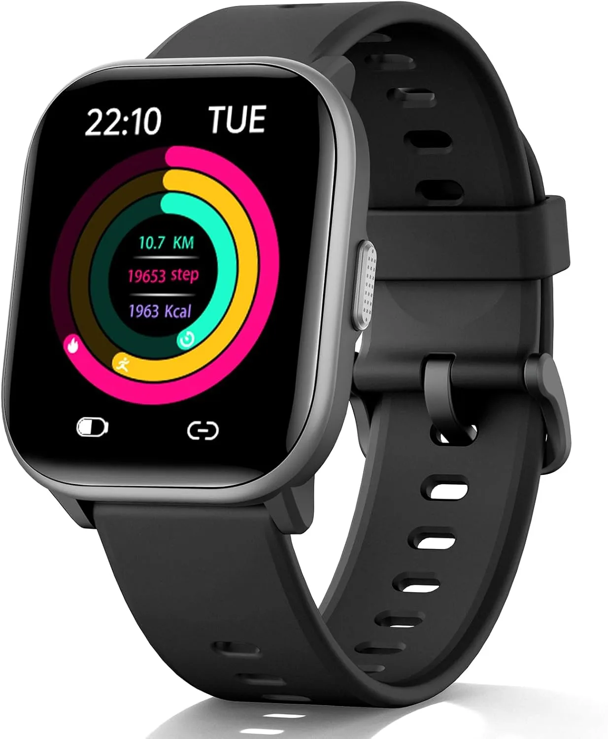 Sleep crossbreed Monitor, Kids Sport Watches Birthday Gifts Toy Gift for Girls Boys 6-16 (Black) SmartWatch for Kids,Kids Watch Girls Boys Watch with 20 Sport Modes, Pedometer, 